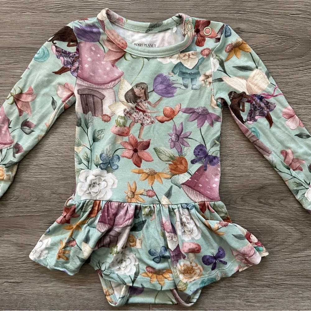 Posh Peanut Faye Twirl Bodysuit